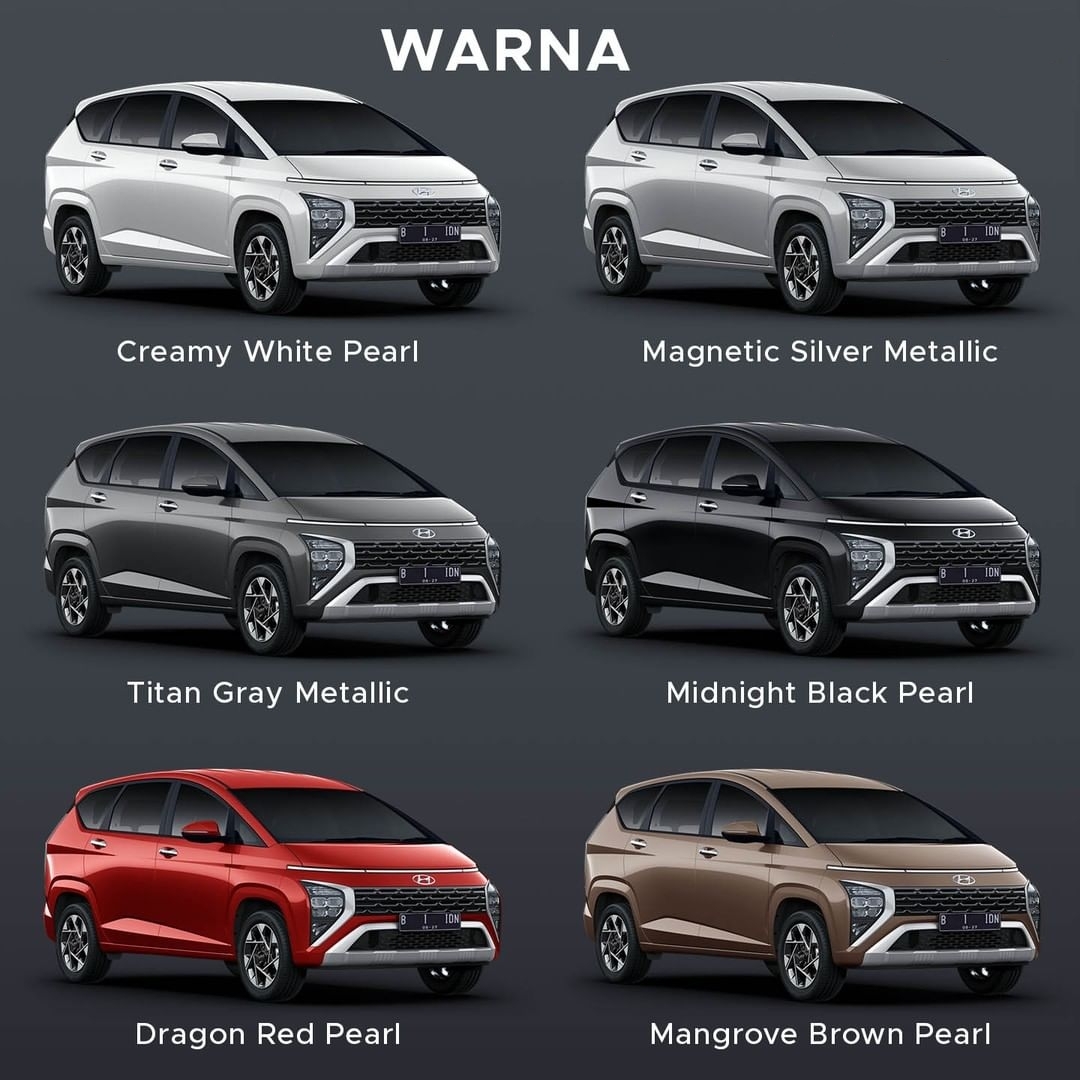 warna hyundai stargazer