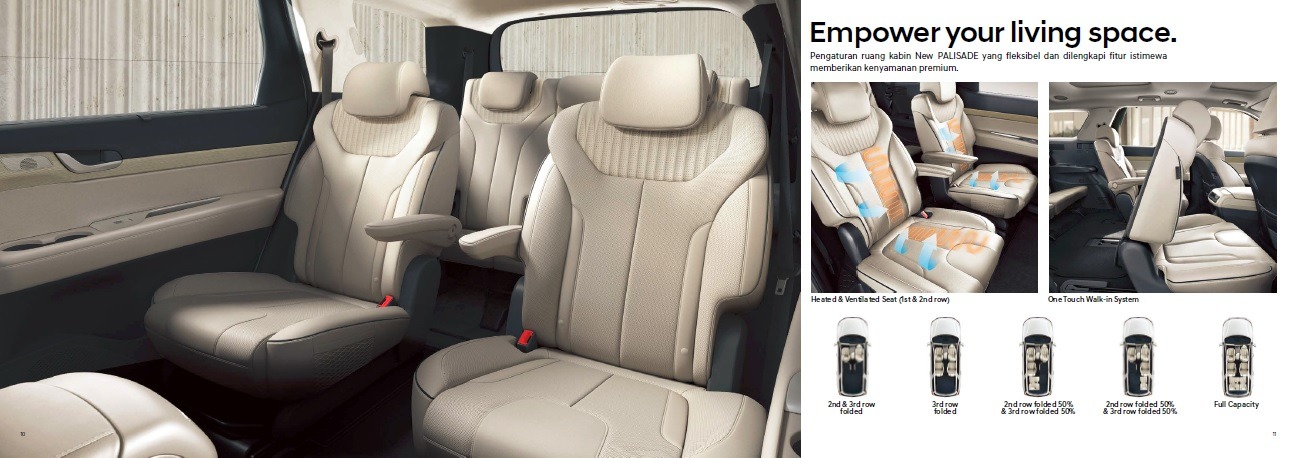 interior hyundai palisade 2023
